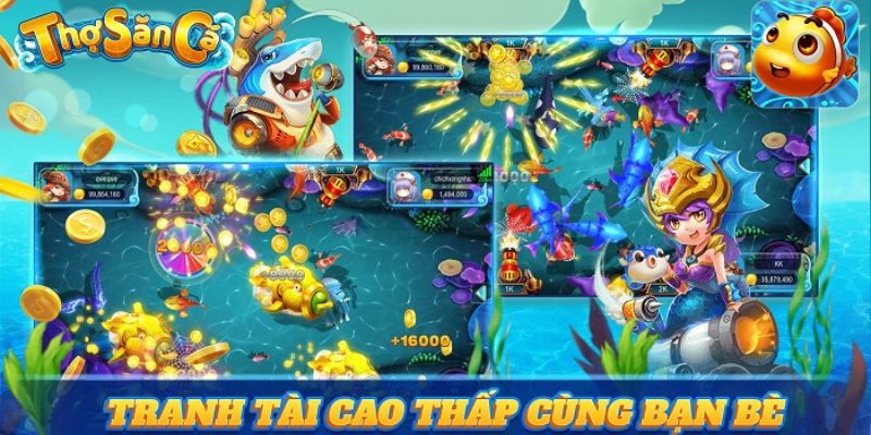 Các game bắn cá vàng để người chơi lựa chọn